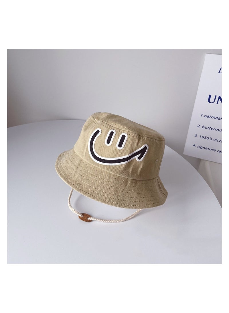 KUYING Children's Sunshade Aand Sunscreen Baby Fisherman Hat