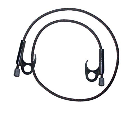 SPIDER حبال بونجي قابلة للتعديل مع خطافات، 48 بوصة غير مشدودة، 7-70 بوصة مشدودة - خطافات سريعة التعديل - أحزمة ربط ثقيلة لتحمل الظروف الخارجية، أسرة الشاحنات، النقل، الحمولة، القماش المشمع، (2 قطعة) - Image 2