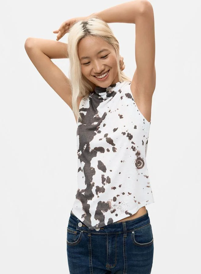 Desigual animal print top