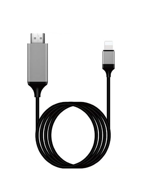 Apple MFi Certified Lightning to HDMI Adapter for Phone to TV Compatible with iPhone 14/13/12/11/X/8/ iPad Sync Screen Connector Directly Connect on HDTV/Monitor/Projector NO Need Power Supply