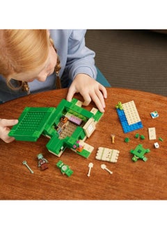 LEGO LEGO Minecraft The Turtle Beach House 21254 Building Blocks Toy Set (234 Pieces)  - Image 3