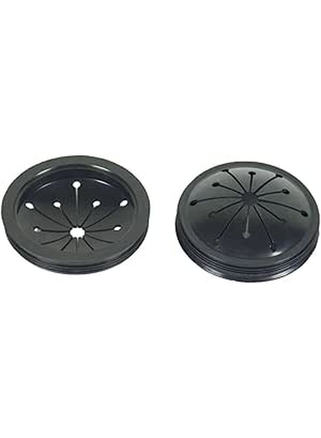 60mm Plastic Waste Disposal Splash Guard Ring with Sink Plug Sink Drain Replacement Accessory - Image 1