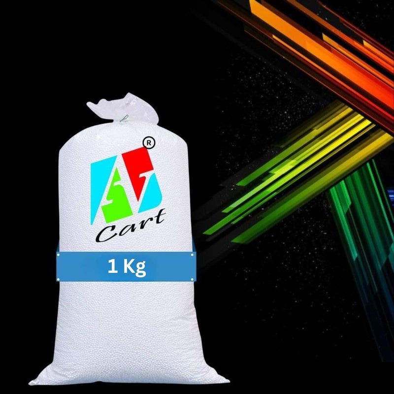 AV CART AV CART Bean Bag Filler Beans forFillingsBeans Bean Bag Refill Beans for Bean Bag Filling Beans Filler 1 kg NylonWhite Bean Filler 