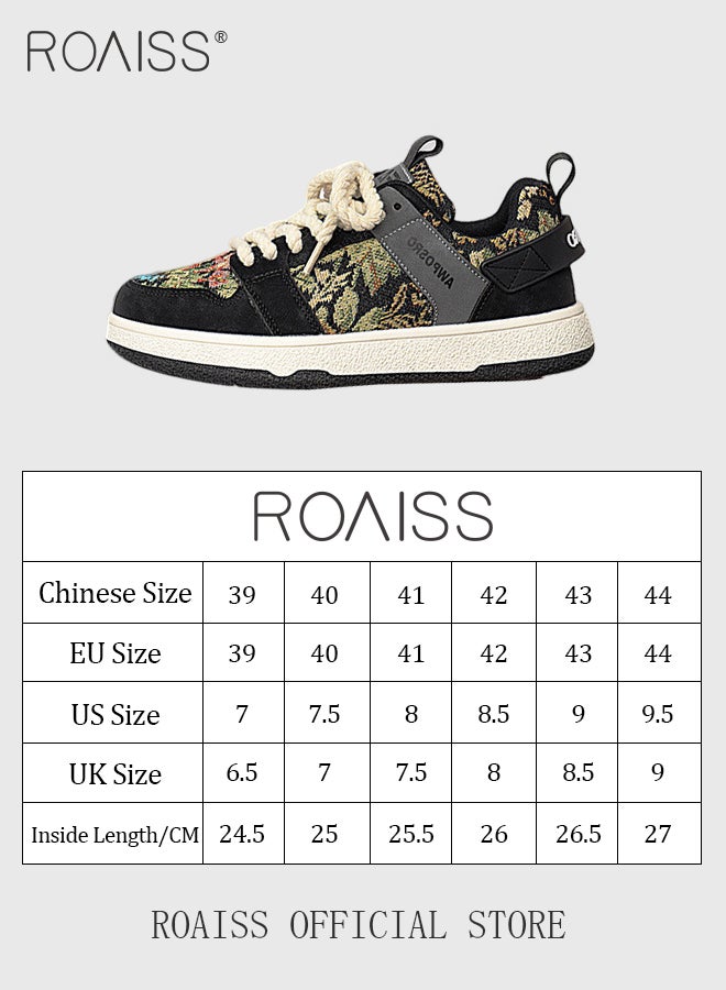 رويس أحذية رياضية أنيقة للرجال، أحذية برباط منخفضة، أحذية منصة متعددة الاستخدامات للرجال، أحذية رياضية مريحة بنعال غير قابلة للانزلاق، مناسبة للارتداء اليومي والأنشطة الخارجية - Image 3