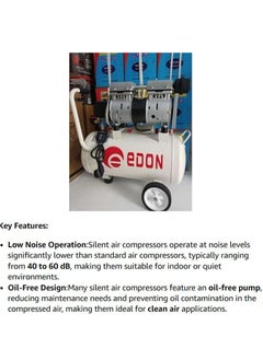 Edon Compressor Silent With PVC Top Tank Spray Gun  - Image 3