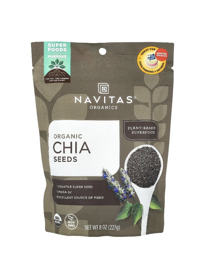 Navitas Organics Navitas Organics, Organic Chia Seeds, 8 oz (227 g) - Image 1