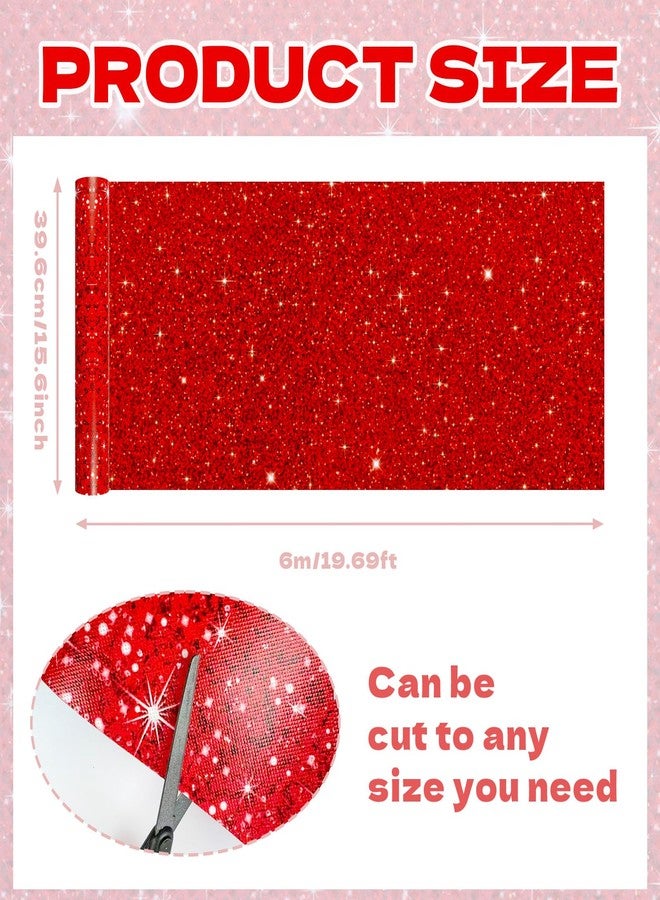 Cinrobiye Bulletin Board Roll Reusable Non-Woven Fabric Background Roll Waterproof Erasable Fade Resistant Wrinkle Poster for Home Classroom Decor Crafts Wrapping (Glitter) - Image 2
