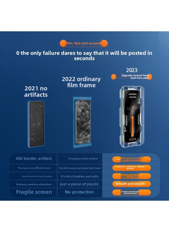 Generic - [2nd Generation Kunlun] For HuaweiMate60pro Tempered Film Mate70/40/50 Mobile Phone Anti-peep Film Pura-Color:Second Post Model [eye Protection Blue Light1 Set] True Second Generation Kunlun Explosion-proof√recommended By OphthalmologistsSend Instant Post Artifact-Size:For HuaweiP30 Pro - Image 1