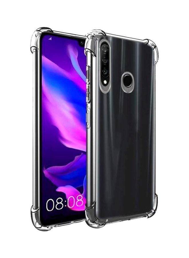 غطاء حماية خلفي لهاتف هواوي P30 لايت شفاف