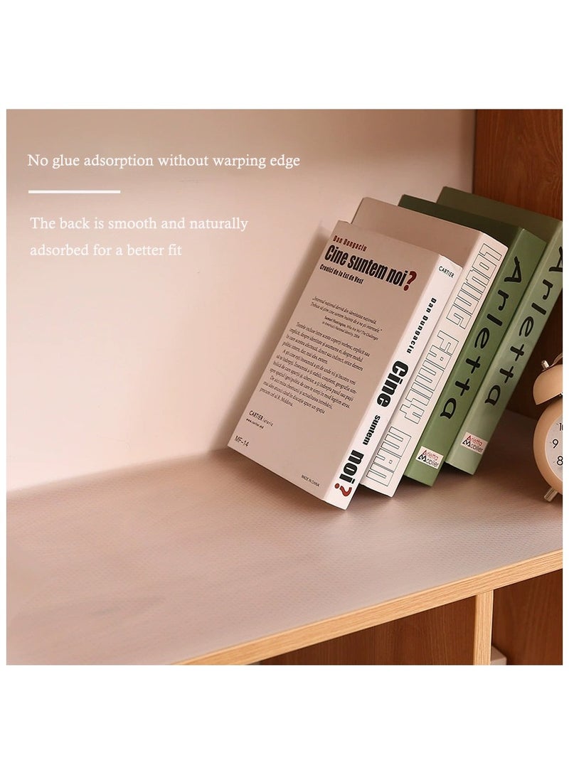 Food-grade EVA cabinet liner ([2 rolls] 45x300cm + 30x300cm) Waterproof, oil-proof, non-slip and clip-cutting drawer mat, kitchen countertop, partition, refrigerator, desk universal liner, one wipe is clean, durable and odor free - Image 3