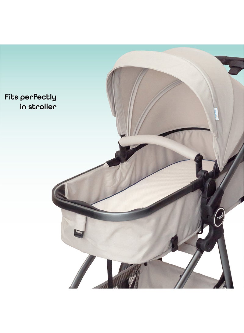 Moon Classic Foam Moses Basket Crib And Pram Mattress - Image 4
