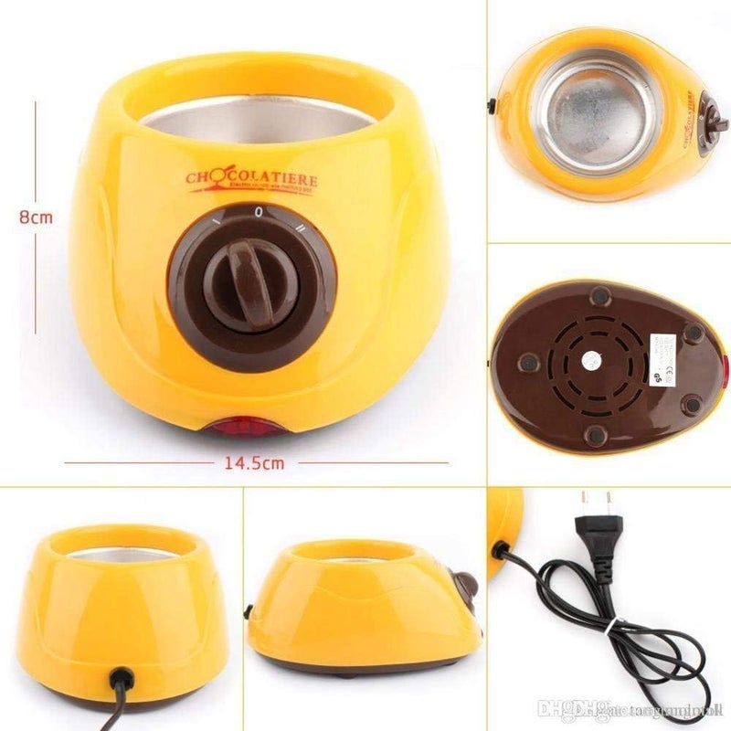 ZAEGO ZAEGO Chocolatiere Electric Chocolate Candy Maker Melting Pot Stainless Steel Plastic Household DIY Dessert Machine  - Image 3
