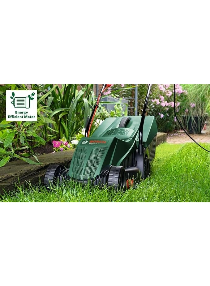 Bosch EasyRotak 32-205 corded lawn mower (1200 W motor power, cutting width: 32 cm, 31 litre collecting basket, suitable for small gardens) - Image 5