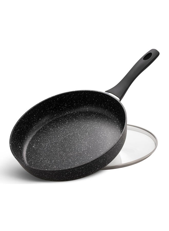 EDENBERG 28Cm Fry Pan With Lid Ceramic-Marble Coat, Non-Stick, Pfoa Free - Image 1