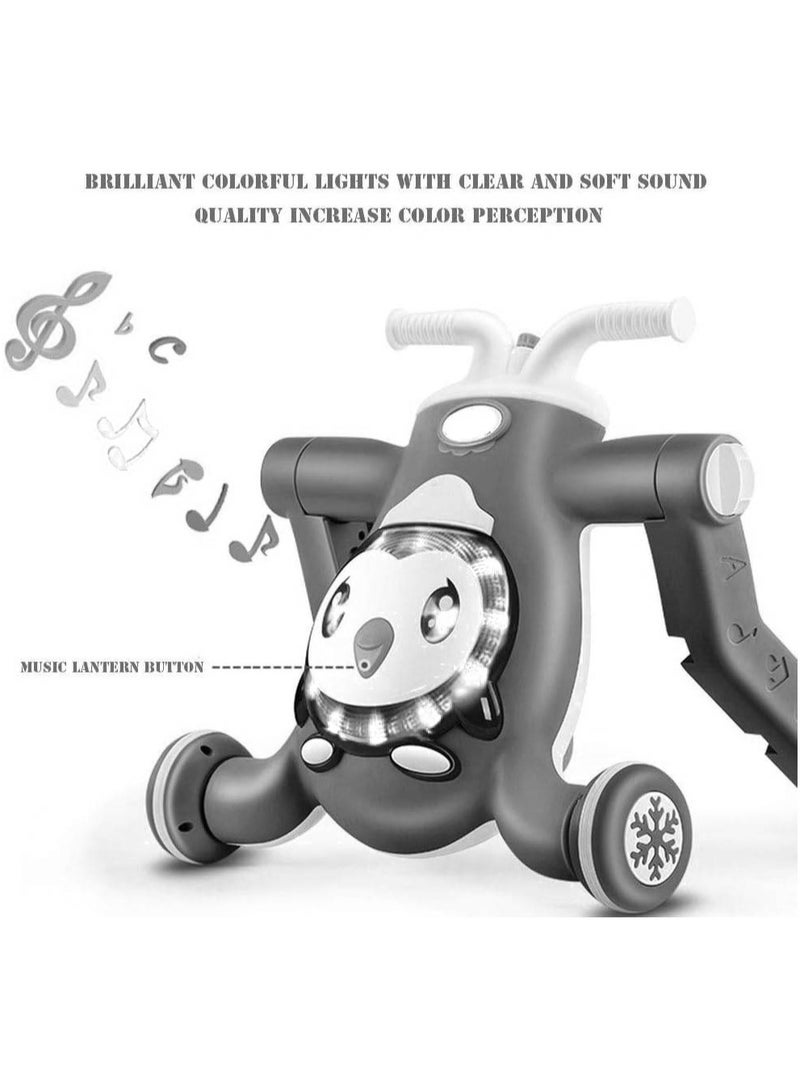 3 in 1 Walker for Baby & Toddler Toy,Baby Push Walkers,Assemble as Scooter/Motorbike/Activity Center/Musical Walking Toys,Early Learning Toys for Infants 6-12 Months,Walker Toys for Boy Girl - Image 3