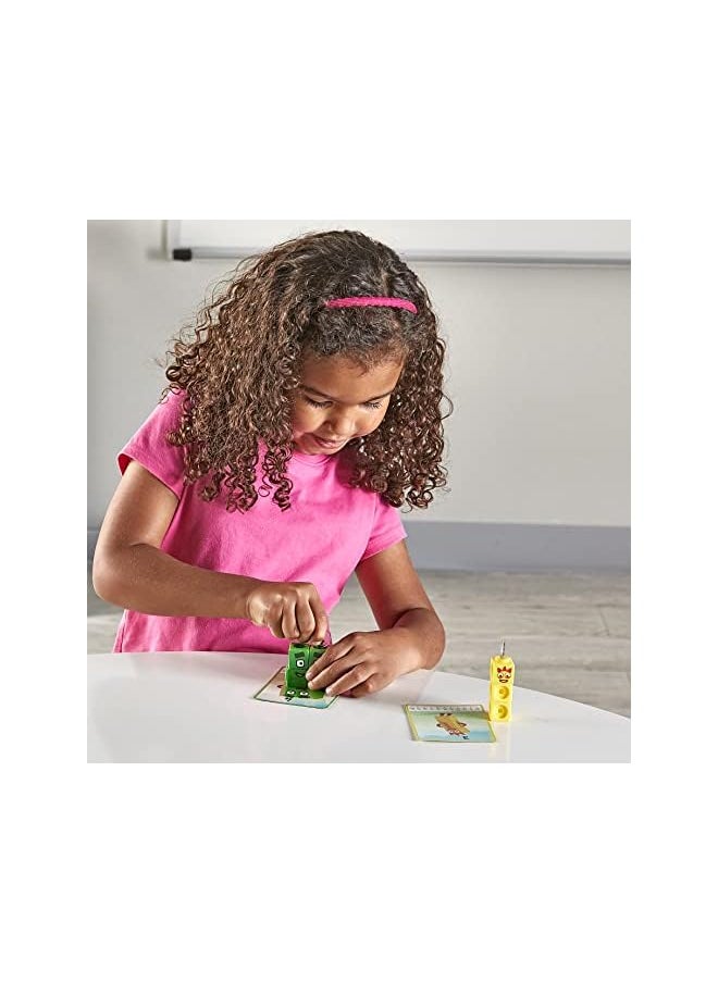 hand2mind - MathLink Cubes Numberblocks 1-10 Activity Set, 30 Activities Linked to TV Episodes, Math Cubes, Counting Toys, Base Ten Blocks, Montessori Math, Counters for Kids Math, Kindergarten Toys - Image 1