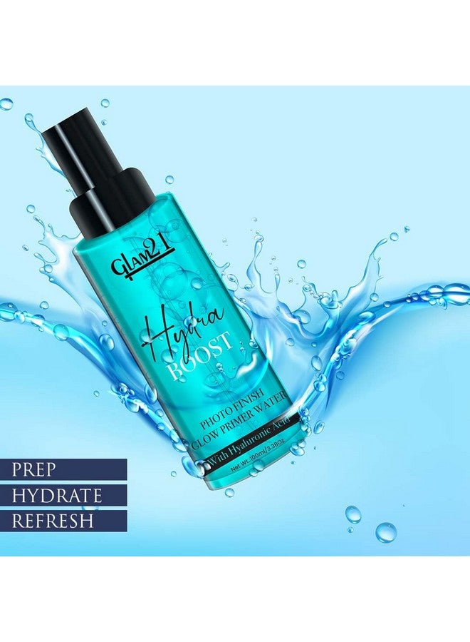 Glam 21 Glam21 Hydra Boost Glow Primer Water, 100ml + Color Match BB Foundation, Medium Tan-30gm | Oil Control, Hyaluronic Acid, SPF15 |Long-Lasting Daily Makeup Kit |Combo Pack Of 2 - Image 5