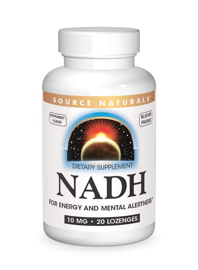 Source Naturals Source Naturals NADH 10mg, Boost Energy and Mental Alertness - 20 Lozenges  - Image 1