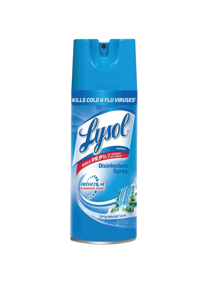 Lysol Fresh Zone Odor Eliminator Spring Waterfall Scented Disinfectant Spray 12.5 oz 2832699