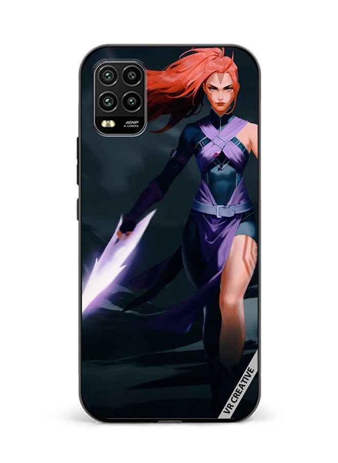 VR CREATIVE Protective Case Cover For Xiaomi Mi 10 Lite 5G Anti-Mage Lady Dota 2 Design Multicolour  - Image 1