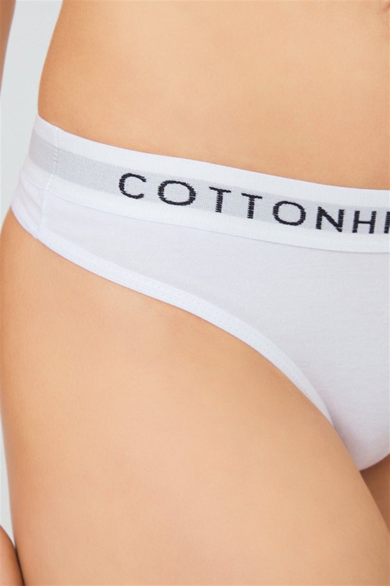 COTTONHILL Cotton Basic Women's Thong Panties 7 Pack - Image 3