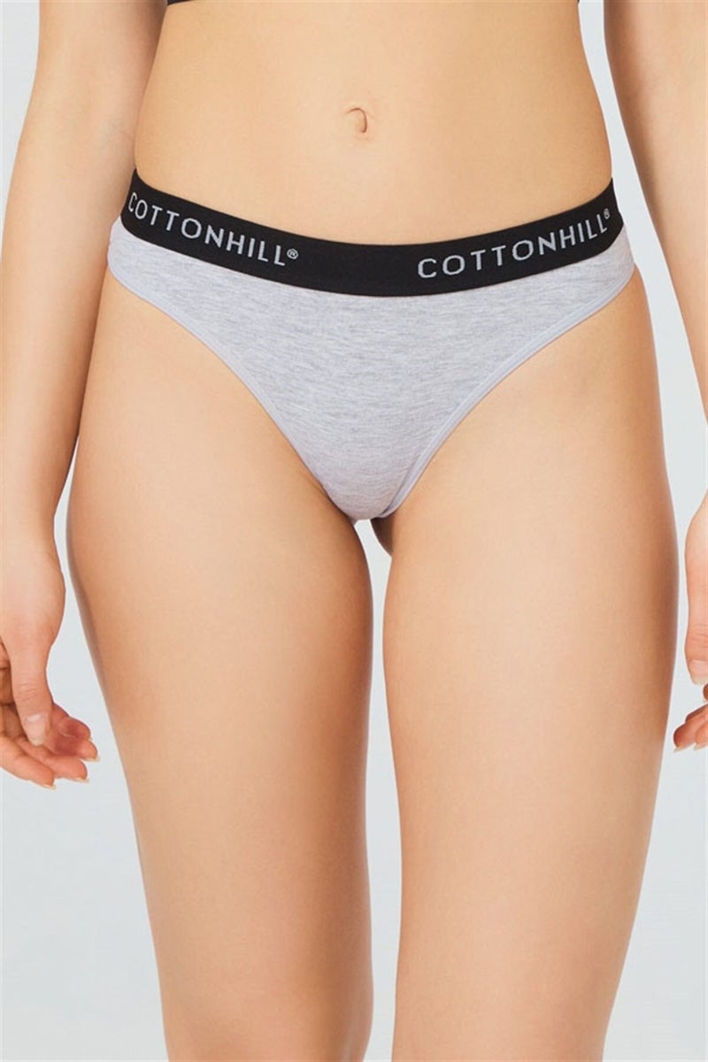 COTTONHILL Cotton Basic Women's Thong Panties 7 Pack - Image 5