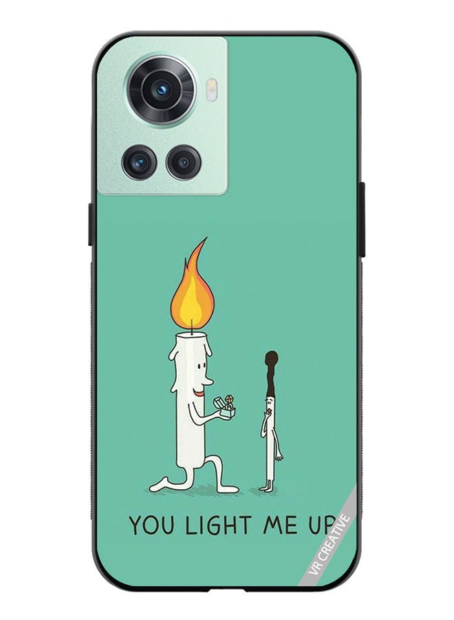 VR CREATIVE Protective Case Cover For OnePlus 10R You Light Me Up Design Multicolour - Image 1