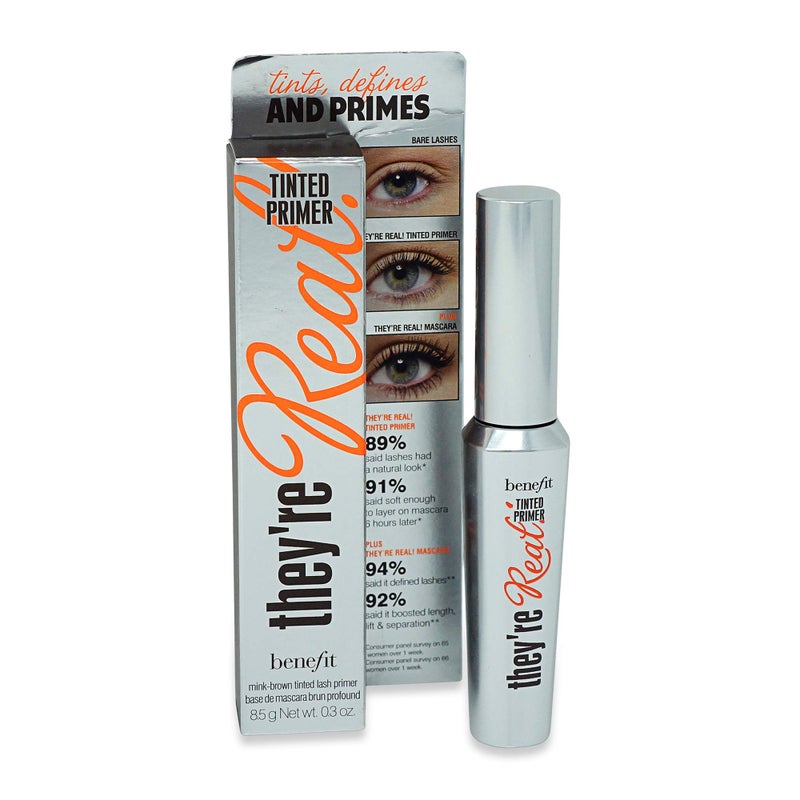 Benefit They're Real Tinted Lash Primer, Mink Brown, 0.3 Fl Oz - Image 1