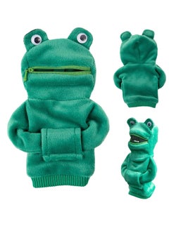 SYOSI Mini Gear Stick Hoodie  Universal Car Gear Stick Knob Cover Cute Frog Shark Gearstick Hoodie Funny Sweatshirt Hoodie for Car Shifter  Automotive Interior Accessories  Halloween Decor  - Image 1