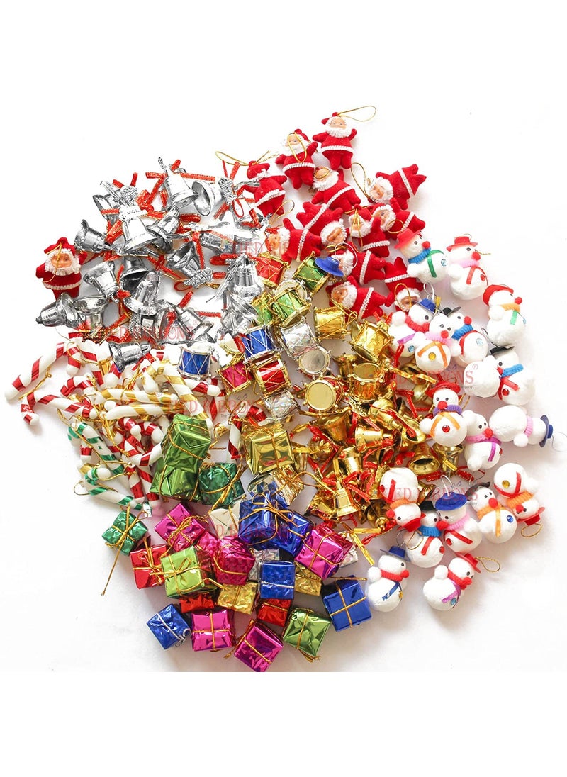 RASHRI ; One For All RASHRI Pack of 102 Christmas Tree Decoration Ornaments Items Hanging Accessories Combo Pack Christmas Decorations Items for Home  - Image 1