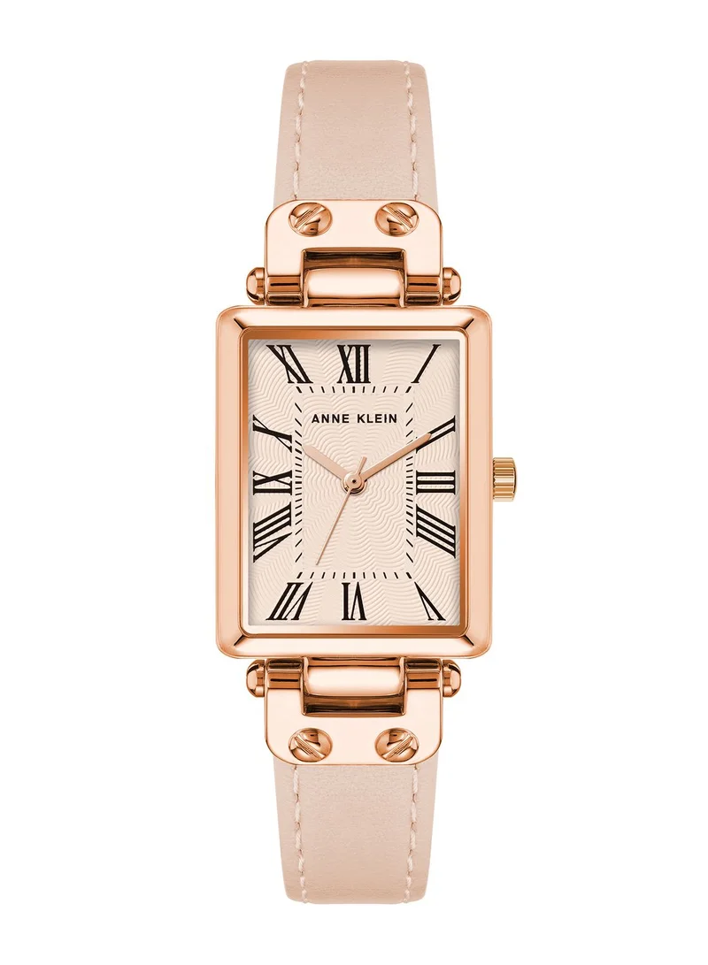 ANNE KLEIN Blush Mother Of Pearl Rectangle Watch