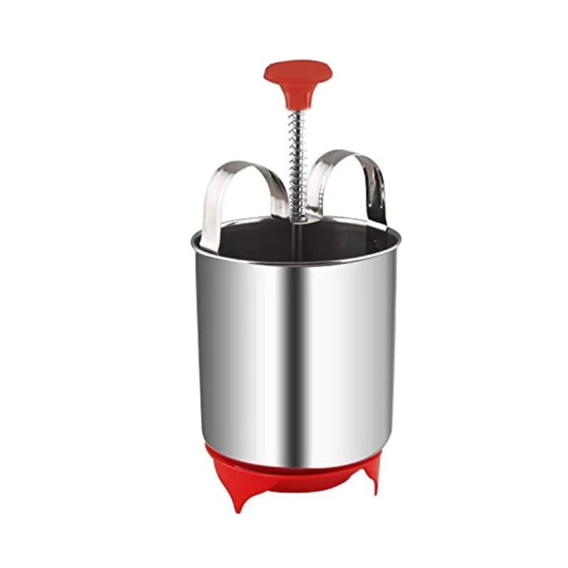 KP2 Stainless Steel Donut MakerMendu Vada MakerMedu Vada Donut Maker Dispenser Stainless Steel Tool Kitchen Pastry Making Bake Ware South Indian Crispy Medu Vada Machine - Image 2