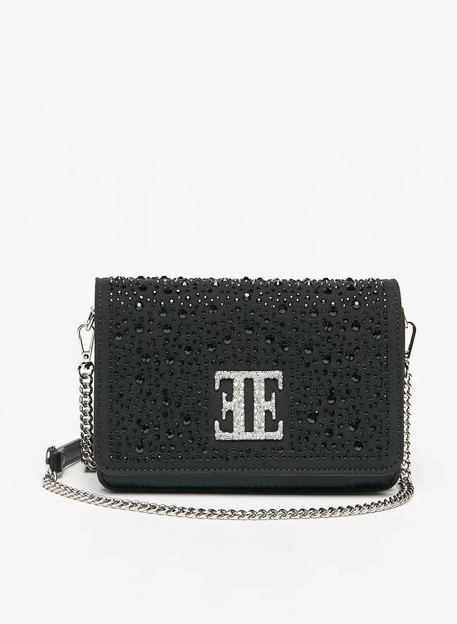 ELLE Women's Embellished Crossbody Bag