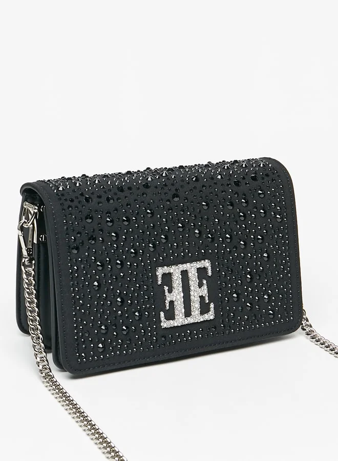 ELLE Women's Embellished Crossbody Bag