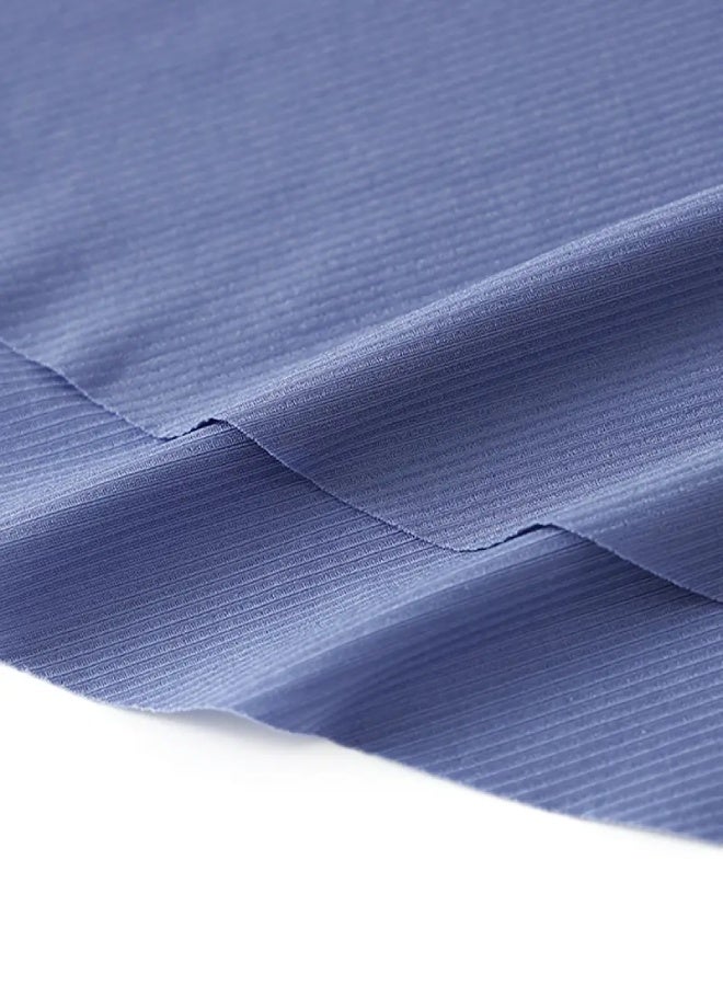 Men’s Ultra-Thin Athletic Shorts – Ice Silky Fiber High-Stretch Breathable Training Shorts, Slim-Fit Solid Color Activewear for Gym, Casual & Home - Blue Boxer Briefs - Image 5