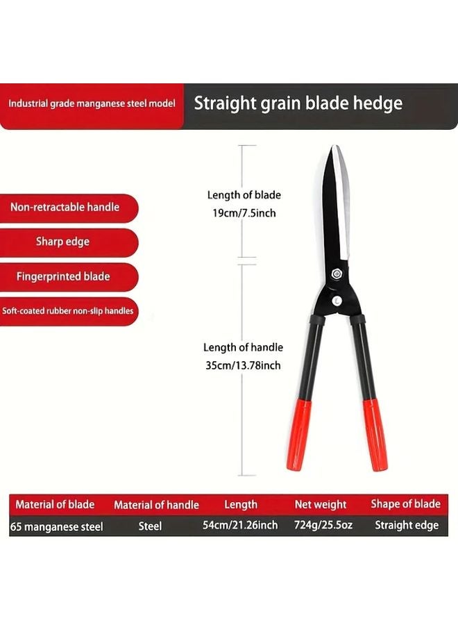 Manganese Steel Long Handle Garden Pruning Shears For Tall Branches Grass And Fruit Trees - Image 1