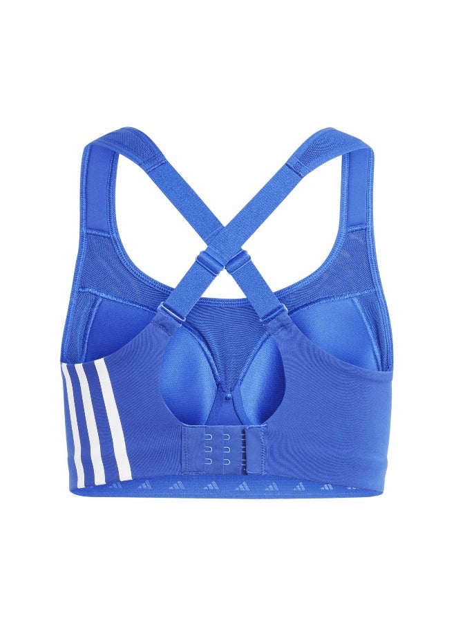 Adidas adidas Tlrdim Hs Bra Blue Training Bra 2XSB  - Image 3