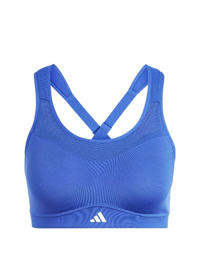 Adidas adidas Tlrdim Hs Bra Blue Training Bra 2XSB