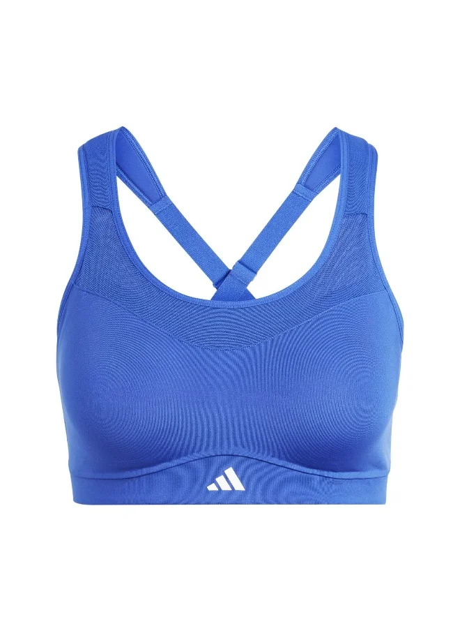 Adidas adidas Tlrdim Hs Bra Blue Training Bra 2XSB