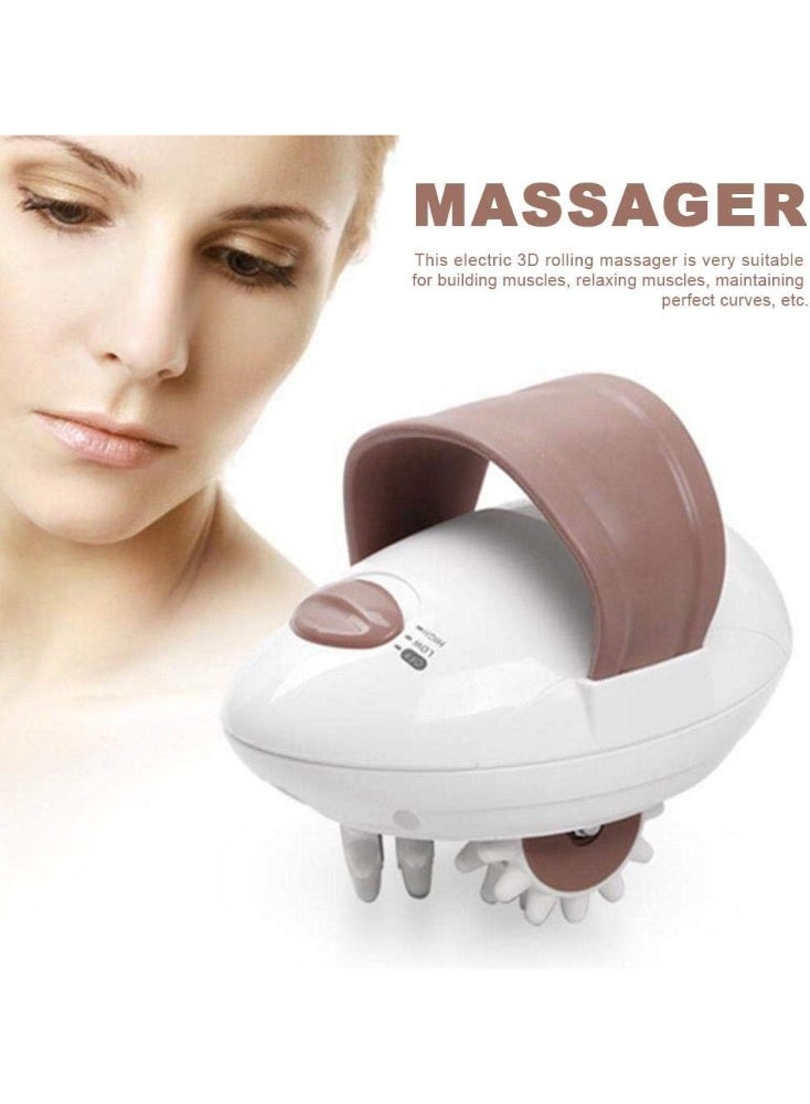 3D Electric Mini Massager, Anti Cellulite Handle Hero Massager 360 Rotate, For Face, Arm, Hand, Neck, Foot and Body - Image 1