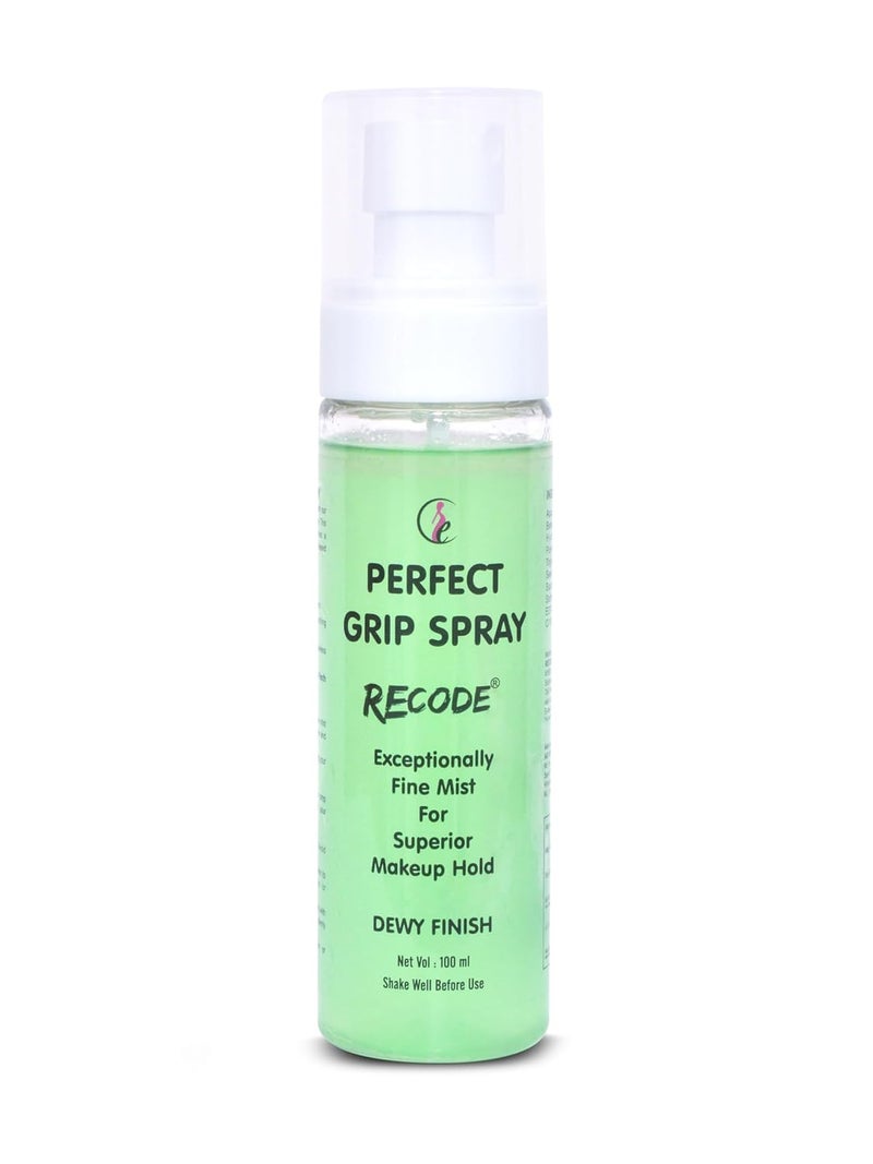 Recode Perfect Grip Spray Makeup Fixer 100 MlDewy FinishVitamin E EnrichedLong LastingKeeps Makeup IntactHydrates Soothes  Refreshes Skin - Image 1