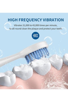 PENG GENERAL Sonic Electric Toothbrush for Adults Kids Black  - Image 5