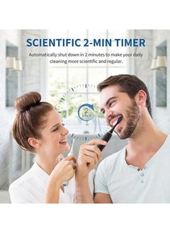 PENG GENERAL Sonic Electric Toothbrush for Adults Kids Black  - Image 2