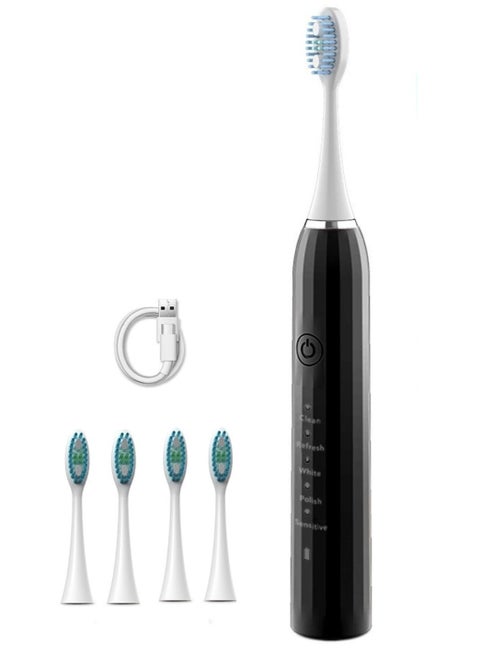 Electric Toothbrush for Adults Kids Black