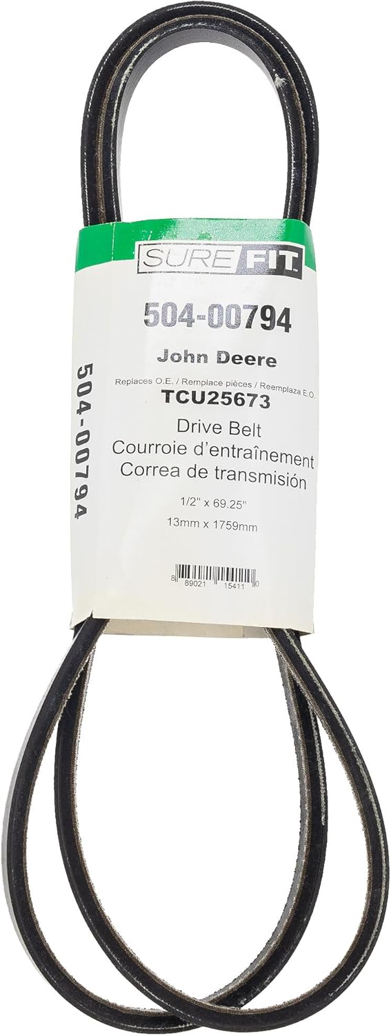 Surefit SureFit Drive Belt 69 14 Replacement for John Deere TCU25673 TCU28433 Z925A Z930A Z950A Z960A Z970A Ztrak - Image 1