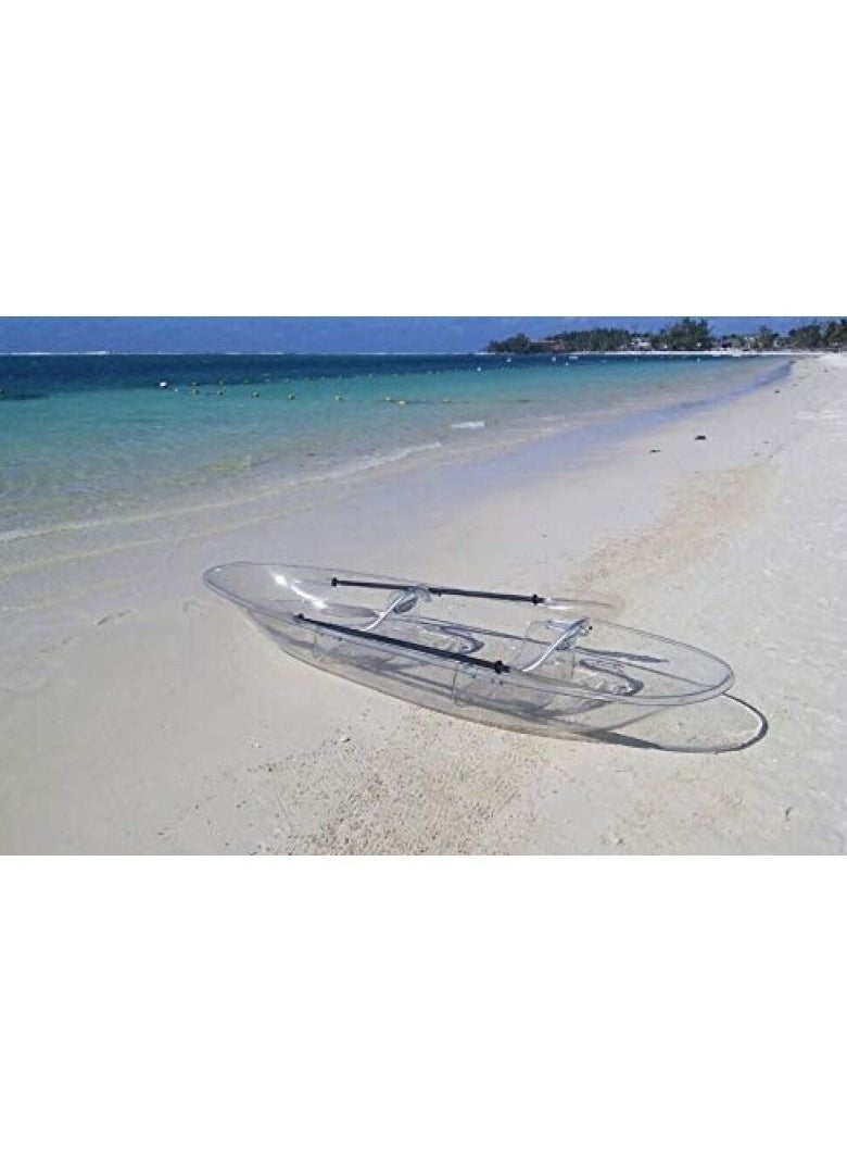 Winner - Winner VUE-1 Transparent Kayak (2 Person SOP) with 2 Transparent Seats 325 x 80 x 30cm - Image 1