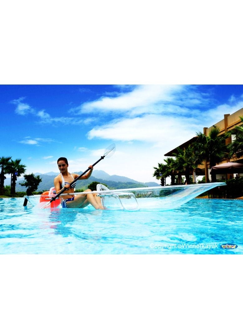 Winner - Winner VUE-1 Transparent Kayak (2 Person SOP) with 2 Transparent Seats 325 x 80 x 30cm - Image 1