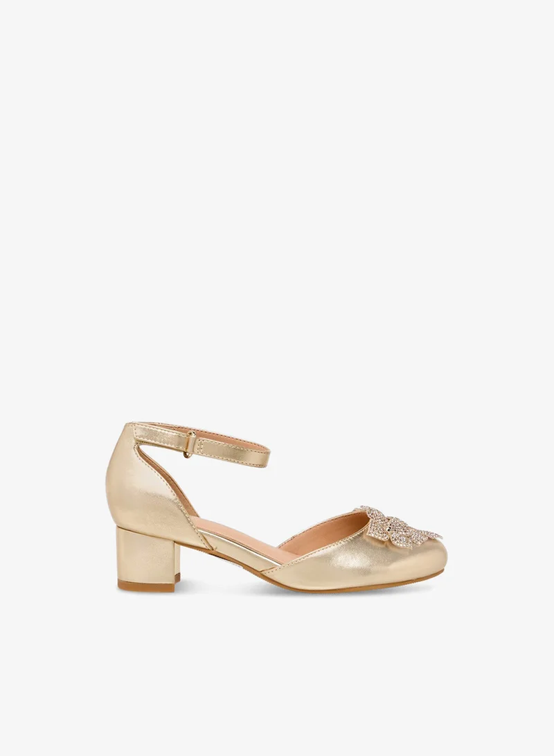 Celeste Girls Floral Embellished Shoes Ramadan Collection