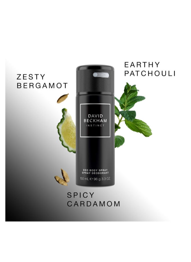 DAVID BECKHAM David Beckham Instinct Deodorant Body Spray 150ml  - Image 3