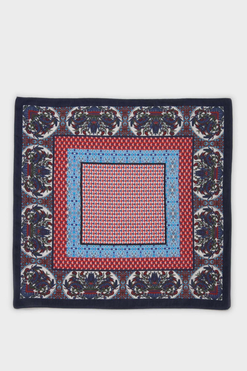 DeFacto Blue Woman Woman Printed Bandana Casual - Image 2